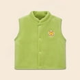 thumbnail image 2 of zbxnLI Toddler Baby Sherpa Fleece Vest Sleeveless Warm Winter Waistcoats Kids Boys Girls Outwear Vests, 2 of 5