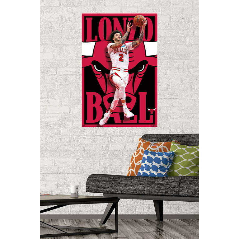 NBA Chicago Bulls - Lonzo Ball 22 Wall Poster, 22.375 x 34 