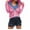 Hot Pink, variant on Workout Exercise Tops Women's Spring and Summer Solid Color Cationic Jacket Breathable Running Sports Yoga Jacket Orange S