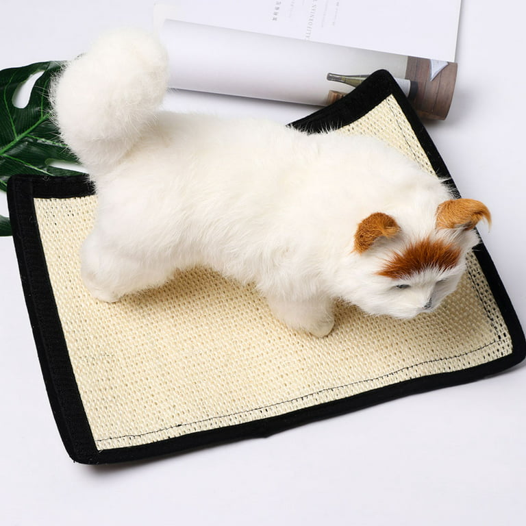 ODOMY Cat Scratch Pad Cat Scratching Mat & Natural Sisal Fabric