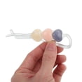 thumbnail image 4 of Unique Bargains 1 Pc Fashion Heart Beads Hair Clips for Home Blue Pink, 4 of 5