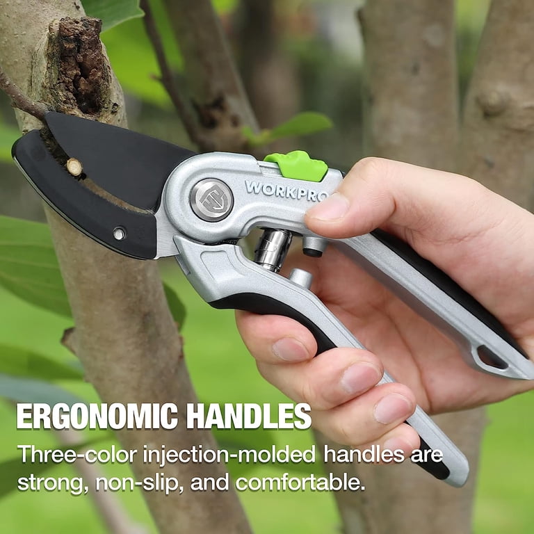 Workpro Heavy Duty Garden Anvil Pruning Shears photo 3