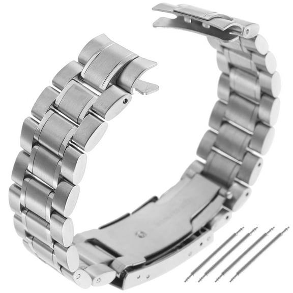GOOHOCHY  20 Mm Watch Straps Stainless Steel 22mm Bracelet 40mm 18mm Curved End Band Man