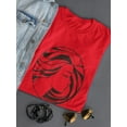 thumbnail image 3 of Silhouette Of Woman Portrait T-Shirt Women -Image by Shutterstock, Female Medium, 3 of 4