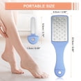 thumbnail image 4 of Unique Bargains Foot File Foot Rasp 3-in-1 Stainless Steel Foot File Pedicure Foot File Scraper Blue with Mini File, 4 of 7