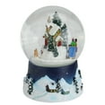 thumbnail image 2 of Northlight 6.5" Musical and Animated Christmas Villiage Winter Scene Rotating Water Globe Dome, 2 of 2