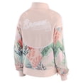 thumbnail image 3 of Women's-WEAR by Erin Andrews  Sand Atlanta Braves Raglan Full-Zip Track Jacket, 3 of 5