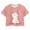 T2 Pink, variant on Girls Cute Cat Graphic Tops Round Neck Short Sleeve T Shirts Summer Kids Fashion Casual Everyday Wear Daily Comfort Pullover Tee