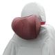 thumbnail image 1 of Almohada para reposacabezas de automóvil Unique Bargains, soporte para cuello ergonómico y cómodo, cuero Nappa, espuma de memoria, ancho ajustable, rojo, 1 pieza para conducción y viajes, 1 of 7