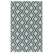 RugSmith Teal Trellis 20 in. X 36in. Anti-Fatigue Kitchen Mat - 20"x36"