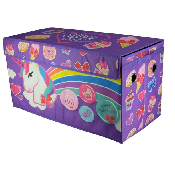 Nickelodeon Jojo Siwa Soft Collapsible Storage Toy Trunk - Walmart.com - Walmart.com