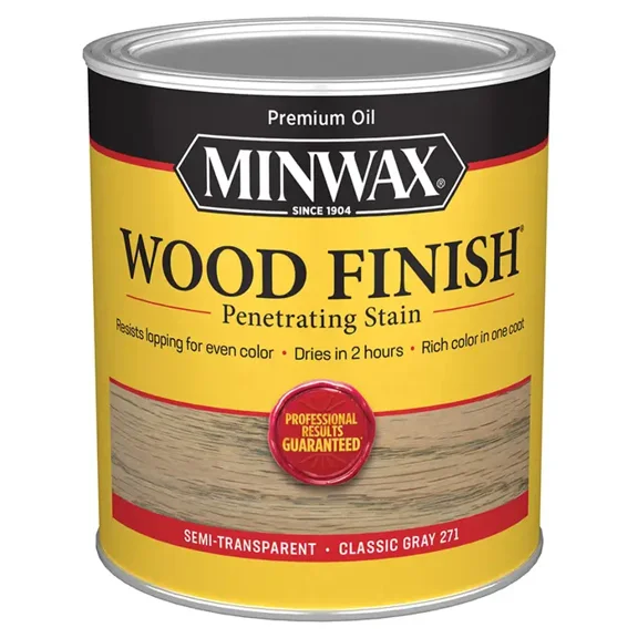 1 Qt Minwax 70048 Classic Gray 271 Wood Finish Oil-Based Wood Stain