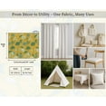thumbnail image 7 of Soimoi Upholstery & Outdoor Fabric By 3 Yard - Floral Print - 56" Wide Water-Repellent Cloth for Furniture, Bags & Patio Projects - Yellow, 7 of 7