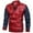 Red, variant on IYTR Men's PU Leather Jacket Baseball Jacket Zipper Motorcycle Jacket Red Blue Colorblock Long Sleeve Fashion Outwear Men's Clothing Blue L