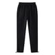 thumbnail image 1 of Pantalones deportivos de longitud completa para hombre, de ocio, con bolsillo, color liso, cintura elástica, cordón ajustable, pierna recta, dobladillo retráctil, pantalones largos para hombre., 1 of 6