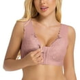 thumbnail image 3 of Ohufall Front Closure Bras for Womens Bras Front Snaps Seniors Snap Front Bra Older Women Wireless Comfort Full Coverage Everyday Bras, 36C/D-48C/D, 3 of 8