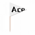 thumbnail image 1 of Quote Ace Art Deco  Fashion Toothpick Triangle Cupcake Toppers Flag, 1 of 3