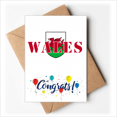 thumbnail image 1 of Welsh Emblem Flag Territory Wedding Cards Congratulations Greeting Envelopes, 1 of 3