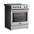 thumbnail image 2 of Forno Leonardo Espresso 30-Inch Slide-In Stainless Steel Induction Range, Convection Oven, 5 Cooking Zones, 2 of 11