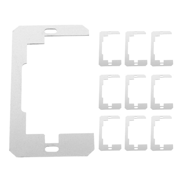 unbranded 10Ud Espaciadores De Pared Plata Para Solución Rápida Y Duradera De Tomas Eléctricas Flojas