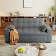 Sofa Bed, Lofka 70 Convertible 3-in-1 Sleeper Sofa Bed for Living Room and Small Space,Dark Grey
