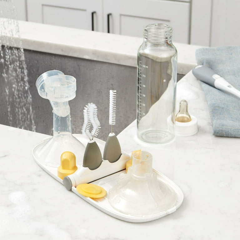 OXO Tot Breast Pump Parts Drying Rack Gray Walmart