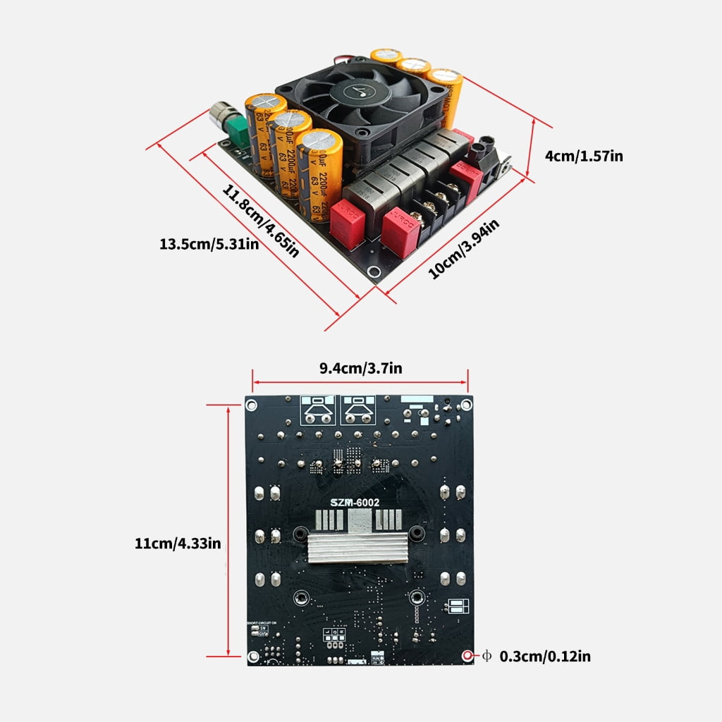 TPA3255 2 Channel 18V-50V 600W+600W Sound Amplifier Module Double Channel