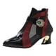 thumbnail image 1 of NECHOLOGY Botas Mujer Zapatos Botines de mujer Botas de malla con tacón, sandalias de malla huecas, tacones gruesos, zapatos de mujer modernos y versátiles, botines, botas de mujer (Red, 6.5), 1 of 7