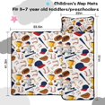 thumbnail image 5 of Baseball Elements and Trophies Pattern Toddler Nap Mats for Kids Preschool,Sleeping Mat Bag or Kids,Toddler Sleeping Bag,Toddler Nap Mat or Daycare, 5 of 6