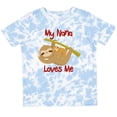 thumbnail image 3 of Inktastic My Nana Loves Me Sloth Boys or Girls Toddler T-Shirt, 3 of 5