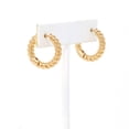 thumbnail image 6 of Bold Twist Huggie Earring 20mm, 6 of 6