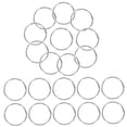 thumbnail image 3 of LEORX 200Pcs Small Plated Silver Metal Key Rings for Daily Use with Sturdy Split Rings and Smooth Rust Resistant Surface, 3 of 6