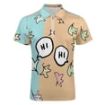 thumbnail image 4 of Heartstopper Hi Men Zipper T-shirt Summer Casual Short Sleeve T-shirt Top, 4 of 7