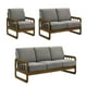 thumbnail image 2 of Sala de 3 pzas Confort y Estilo Moderno c/Cojines Bossa Zayn, 2 of 5