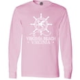 thumbnail image 3 of Inktastic Virginia Beach VA Nautical Long Sleeve T-Shirt, 3 of 5