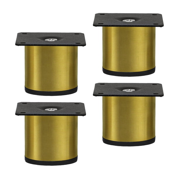 4 piezas de patas para muebles, herrajes para muebles, almohadillas antideslizantes de repuesto Áurea 5x5cm