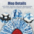 thumbnail image 4 of Microfiber Spin Mop Refills, Mop Replacement Head Compatible for Ocedar EasyWring RinseClean Spin Mop Refill 2 Tank System Only New Version Replacement, 4 of 7