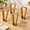 Gold-6 Inch, variant on Black 18 Inch Metal Furniture 4-Pack for Coffee Tables, Benches and Cabinets