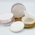 thumbnail image 6 of Empty Loose Powder Container with Puff Reusable Portable DIYS Makeup Empty Powder Case Plastic Travel Face Powder Jar, 6 of 8