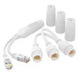 thumbnail image 1 of Peggybuy Waterproof Ethernet PoE Splitter Combiner Adapter Run 2 IP Cameras on 1 Cable, 1 of 3