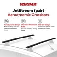 thumbnail image 2 of YAKIMA Small Aluminum JetStream Aerodynamic Roof Rack Crossbars, Set of 2, 2 of 11