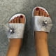 thumbnail image 4 of Moda Mujer Casual Encaje Brillante Lentejuelas Sandalias planas Zapatos Flip Flop Wmkox8yii  hj789, 4 of 9
