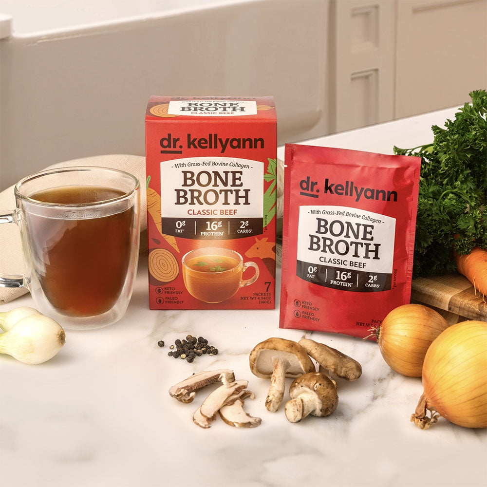 Dr. Kellyann Bone Broth Packets 7 count – Classic Beef