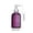 Red, variant on Glass Soap Dispenser, Refillable Hand Soap Pump Bottle with Ribbed Design, Bathroom Lotion Dispenser for Shower Gel and Shampoo, Kitchen Countertop Soap Bottle