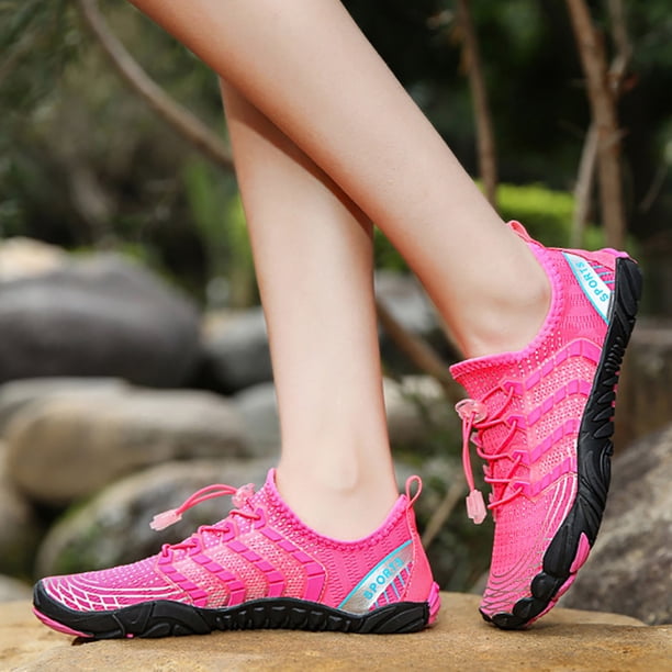 Zapatillas de deporte Aqua Shoes Zapatillas de buceo antideslizantes Suministros al aire libre Zapatos de agua para senderismo en el lago Barbie Nuevos Originales