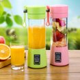 thumbnail image 1 of Portable Electric Juicer Machine 380ml Multifunction USB Fruit Fruit Juice Mixer Fruit Juice Mixer Blender, Pink, 1 of 8
