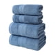 thumbnail image 2 of Manta para sofá, juego de 4 toallas de baño, gruesas, suaves y absorbentes, ideal para el hogar, regalo de toalla facial de algodón., 2 of 7