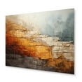 thumbnail image 2 of Designart "Geological Wonders Grey and Orange" Abstract Collages Metal Wall Art, 2 of 5