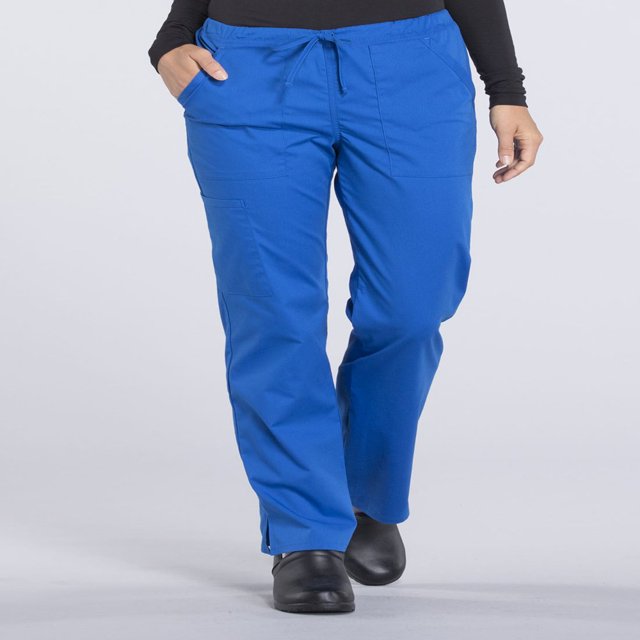 CHOK Workwear Professionals Women‘s Scrubs Pant Mid Rise Straight Leg Drawstring WW160