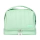 thumbnail image 2 of Estuche duradero para bolsa de maquillaje Colco Neceser de viaje Cierre de Cremallera multifuncional Soporte para brochas de maquillaje Gran Capacidad Verde claro, 2 of 7